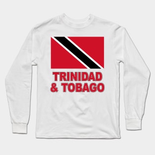 The Pride of Trinidad and Tobago - National Flag Design Long Sleeve T-Shirt